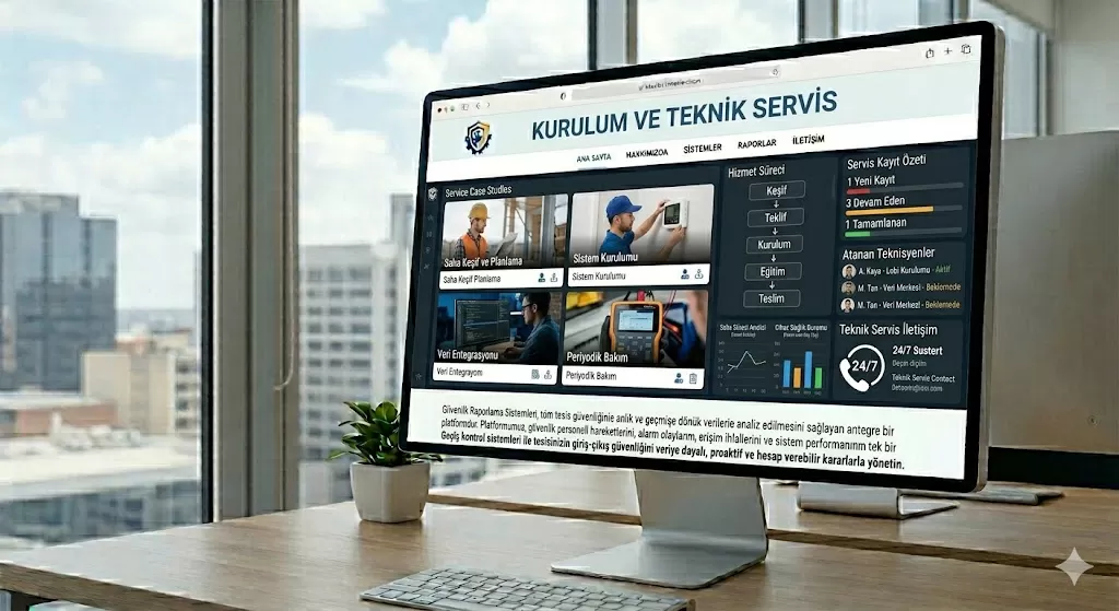 Bekçi tur sistemi kurulum ve teknik servis